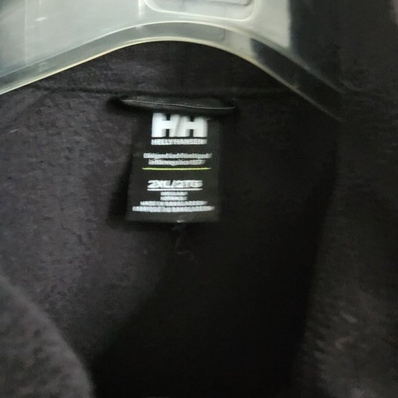 *SOLD* HELLY HANSEN | Fleece half zip pullover polartec black sz 2XL - Picture 3 of 5